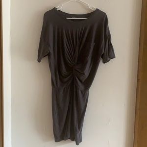 Express Front Knot T Shirt Dress - Size XS